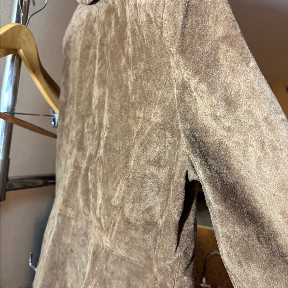 Terry Lewis Classic Luxuries Brown Suede Blazer 100% leather - Picture 7 of 7